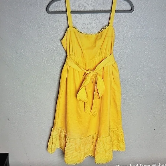 Juicy couture yellow linen sundress